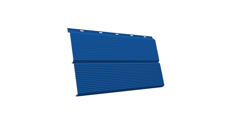 ЭкоБрус 0,345 Gofr GL 0.5 Satin с пленкой RAL 5005 сигнальный синий