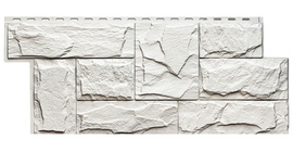 Фасадная панель Т-Сайдинг ЭКО-1 Гранит Леон Уайт