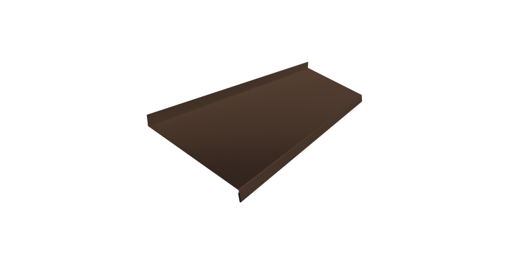 Отлив простой 200 0,45 Drap RAL 8017 шоколад (2м)