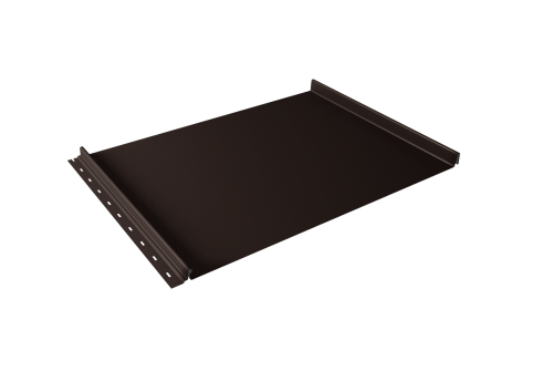 Кликфальц Grand Line 0,5 PE с пленкой на замках RAL 8017 шоколад