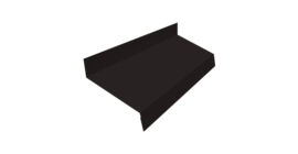 Отлив простой 50 0,45 Drap RAL 9005 черный (2м)