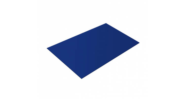 Плоский лист 0,45 PE RAL 5002 ультрамариново-синий