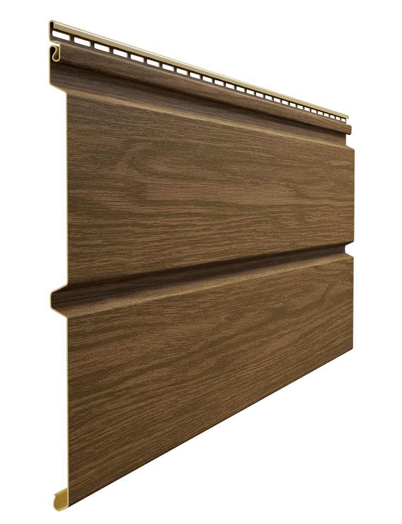 Сайдинг LUX под дерево, Брус, миндаль