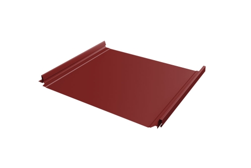 Кликфальц Pro Grand Line 0,5 Rooftop Бархат с пленкой на замках RAL 3011 коричнево-красный