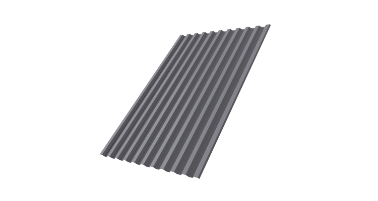 Профнастил С21R 0.45 Drap TX RAL 7004 сигнальный серый