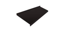 Отлив простой 200 0,45 Drap TR RAL 9005 черный (2м)