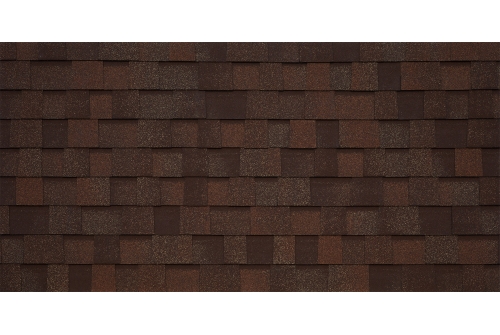 Черепица гибкая Tegola Unica piemonte castagna matura 122 (темно-коричневый)