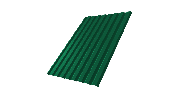 Профнастил С20A 0.5 Satin Matt TX RAL 6005 зеленый мох