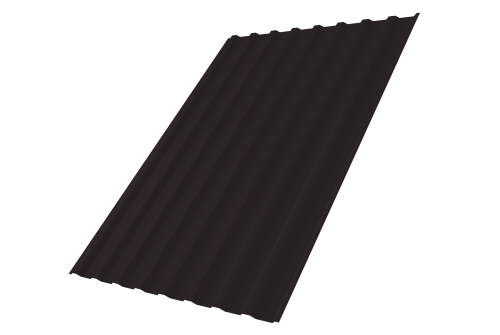 Профнастил С20B 0,5 Satin Matt TX RAL 9005 черный