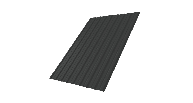 Профнастил С10B 0.5 Drap TX RAL 7016 антрацитово-серый