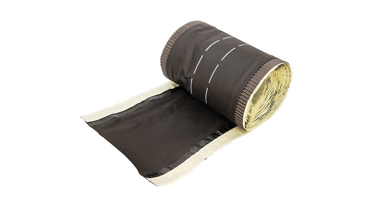 Аэроэлемент конька Optima коричневый 230мм, 5м