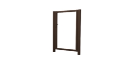 Калитка Жалюзи Texas 2.0х1 RAL 8017 без заполнения (ламель 150 мм)