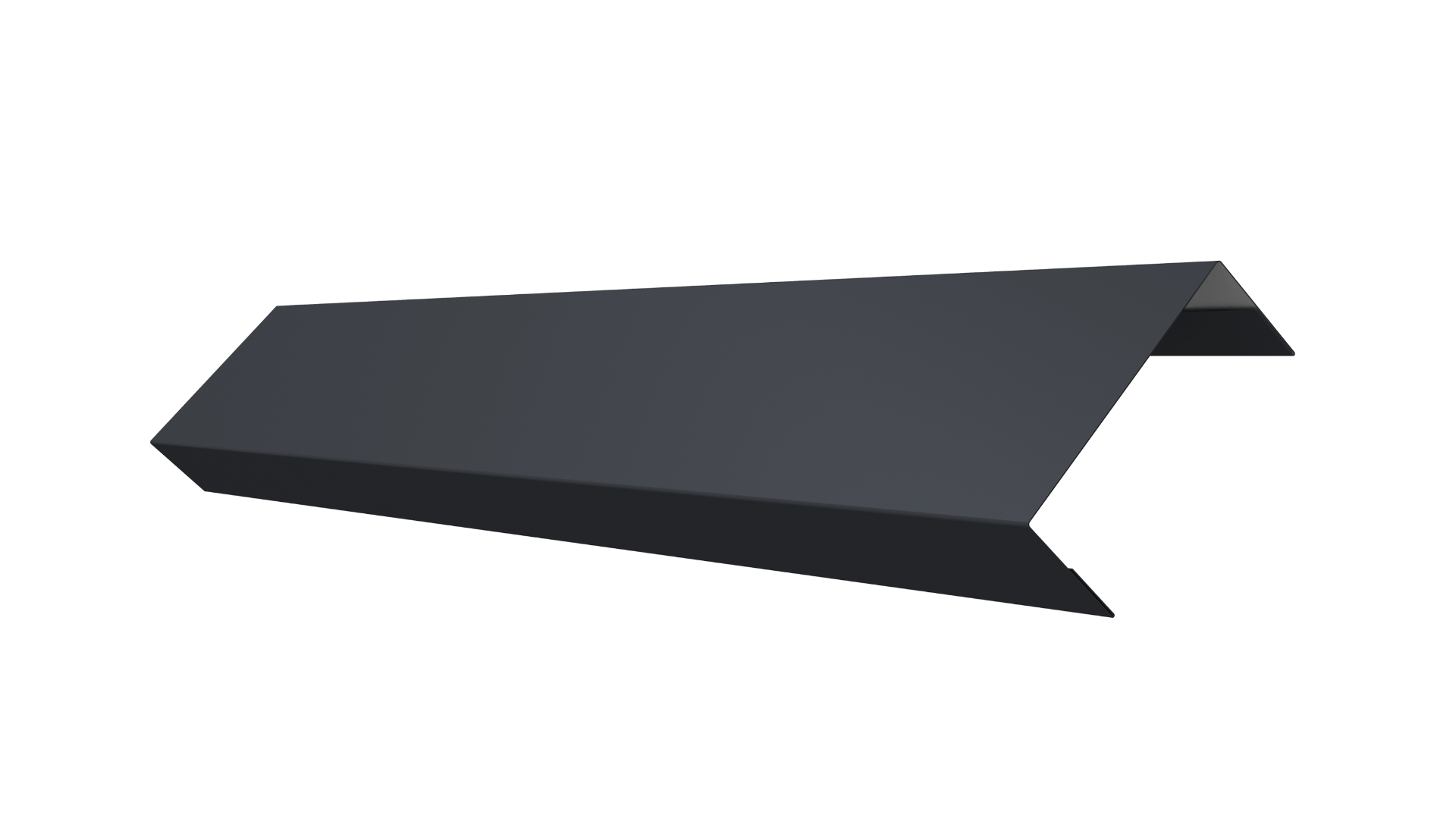 Ламель обратная 50 забора жалюзи Texas 0.45 PE-Double с пленкой RAL 7024 мокрый асфальт