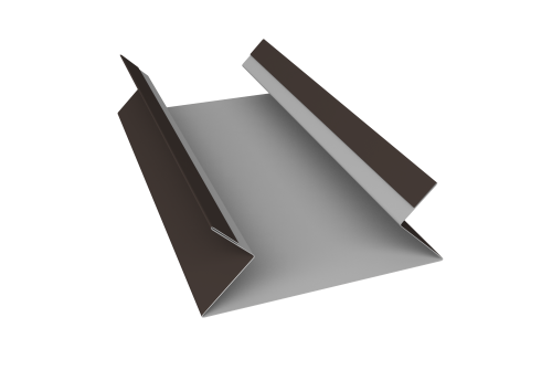 Планка угла внутреннего составная верхняя 0,5 Drap TX RR 32 темно-коричневый (2м)