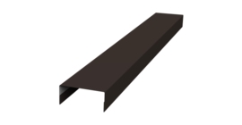 Крышка 30х15 жалюзи Texas 0,45 Drap-double TX RR 32 темно-коричневый (2м)