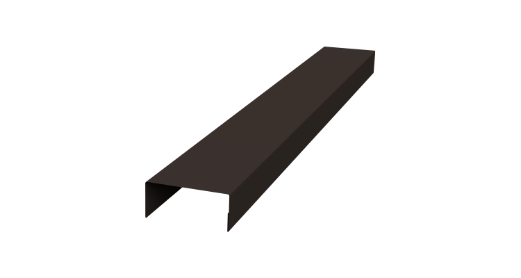 Крышка 45х20 жалюзи Texas 0,45 Drap-double TX RR 32 темно-коричневый (3м)