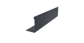 Нащельник 125 Texas 25х35 0,5 Atlas X RAL 7024 мокрый асфальт (L2,0)