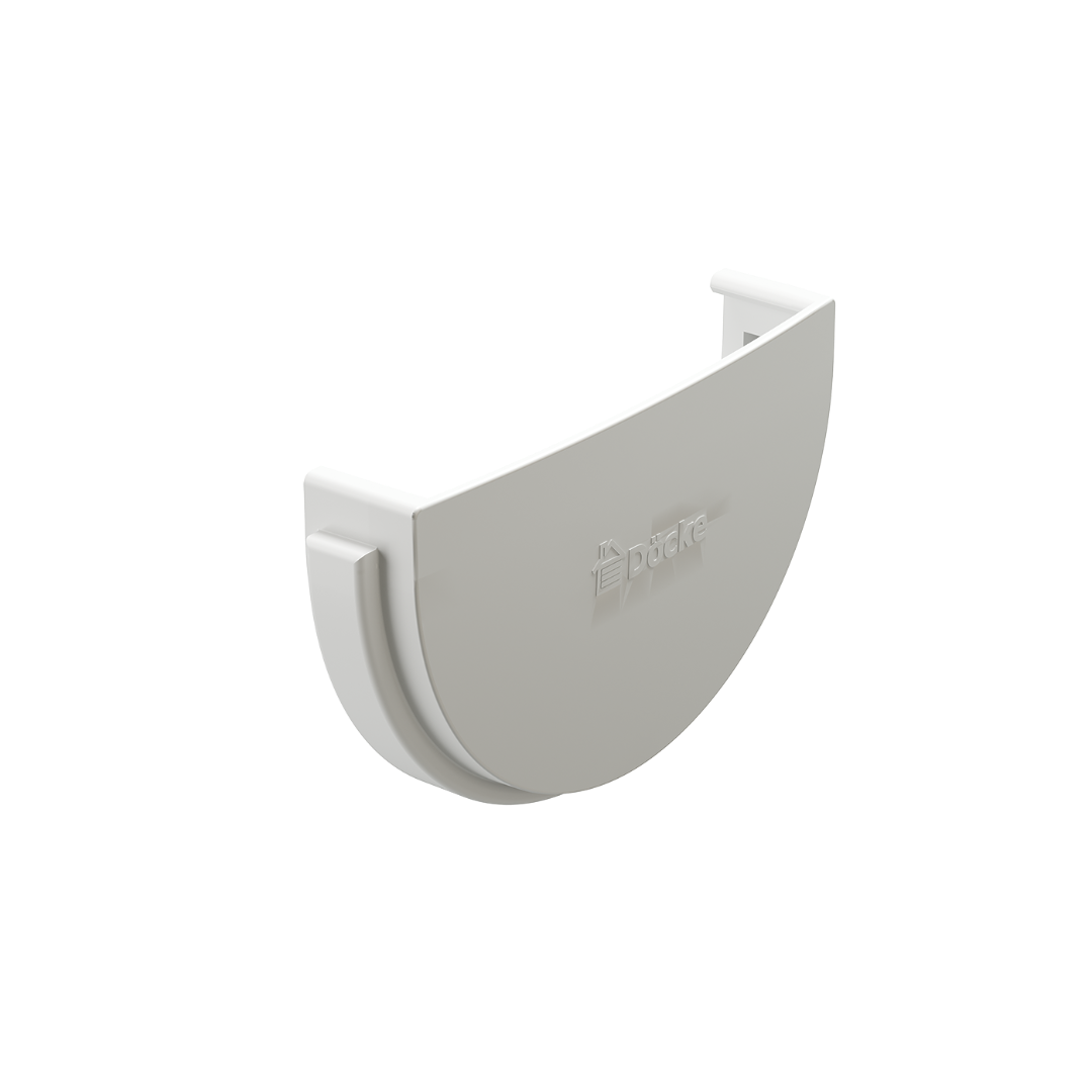 Заглушка желоба Standard, белый