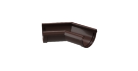 Угол желоба 135˚ LUX, шоколад